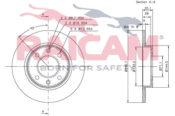 Brake Disc (RD00636)