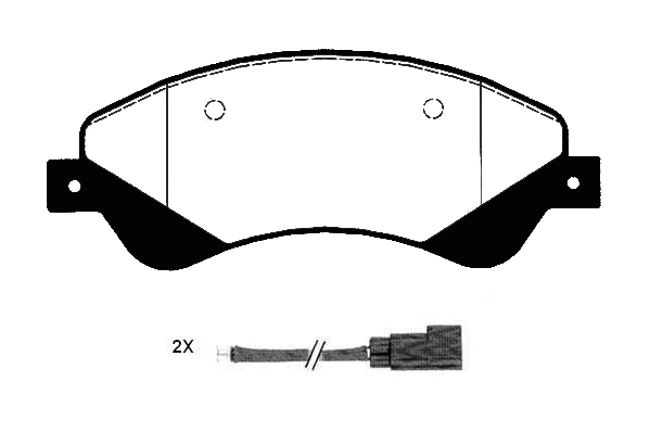 Brake Pad Set, disc brake (RA.0905.0)