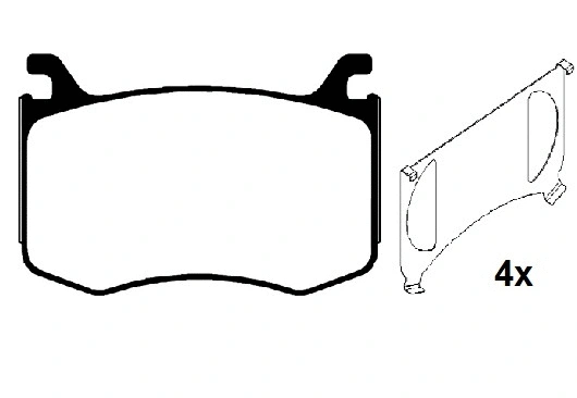 Brake Pad Set, disc brake (RA.1162.0)
