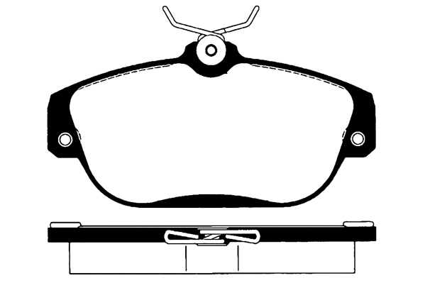 Brake Pad Set, disc brake (RA.0585.0)