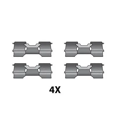 Accessory Kit, disc brake pad (12079456)