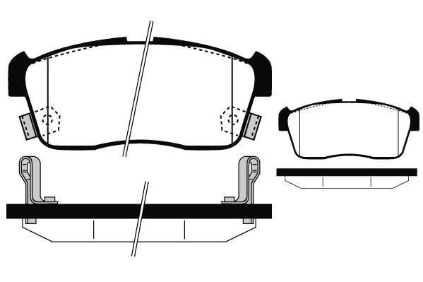Brake Pad Set, disc brake (RA.0506.1)