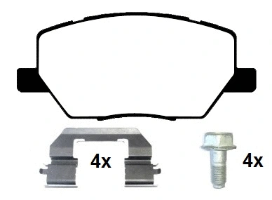 Brake Pad Set, disc brake (RA.0110.0K1)