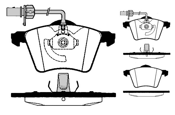 Brake Pad Set, disc brake (RA.0687.0)