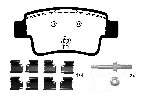 Brake Pad Set, disc brake (RA.0419.0K2)