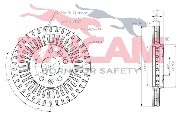 Brake Disc (RD01418)