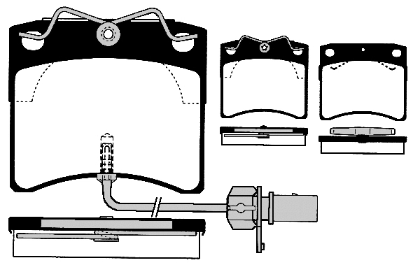 Brake Pad Set, disc brake (RA.0430.2)