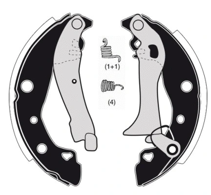 Brake Shoe Set (RA20020)