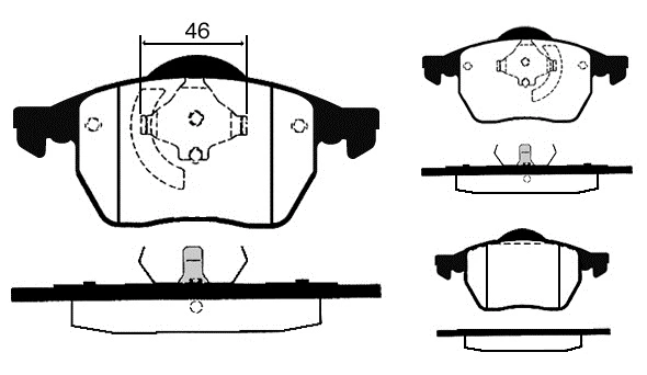 Brake Pad Set, disc brake (RA.0429.1)