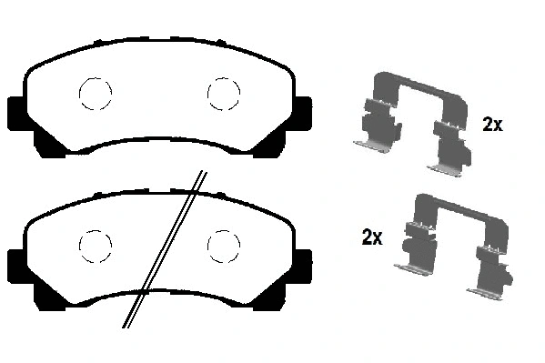 Brake Pad Set, disc brake (RA.0422.0K1)
