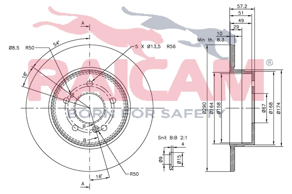 Brake Disc (RD00453)