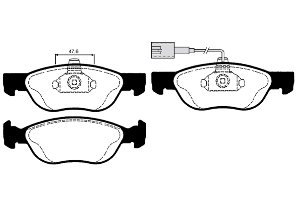 Brake Pad Set, disc brake (RA.0614.2)