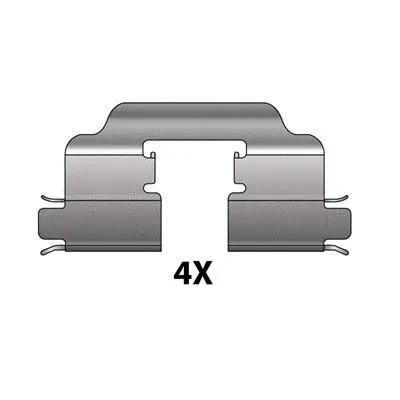 Accessory Kit, disc brake pad (12079671)