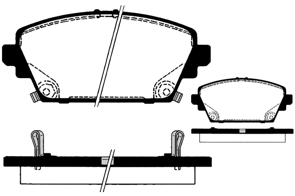 Brake Pad Set, disc brake (RA.0767.1)