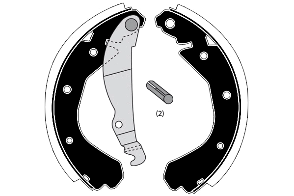 Brake Shoe Set (RA24660)