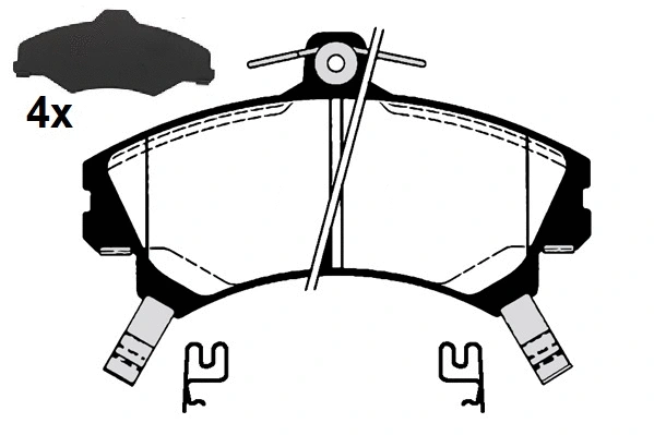 Brake Pad Set, disc brake (RA.0661.1)