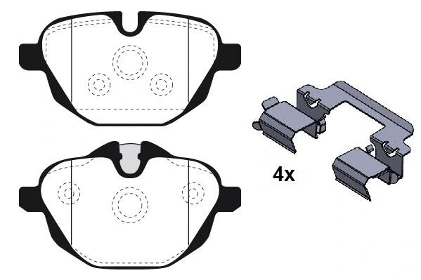 Brake Pad Set, disc brake (RA.1011.0K1)