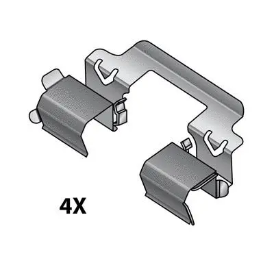 Accessory Kit, disc brake pad (12079656)