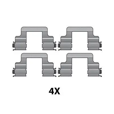 Accessory Kit, disc brake pad (12079564)