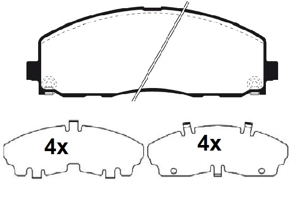Brake Pad Set, disc brake (RA.1167.0)