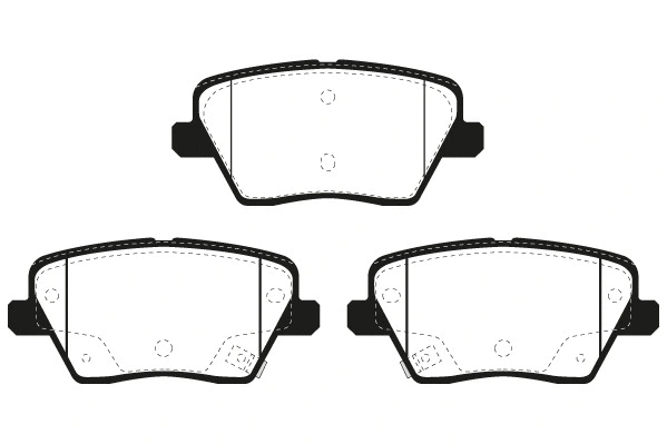 Brake Pad Set, disc brake (RA.1264.0)