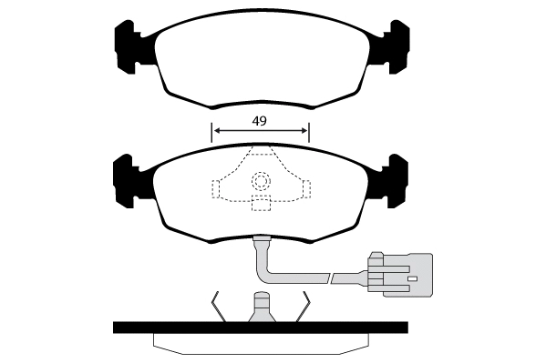 Brake Pad Set, disc brake (RA.0318.2)