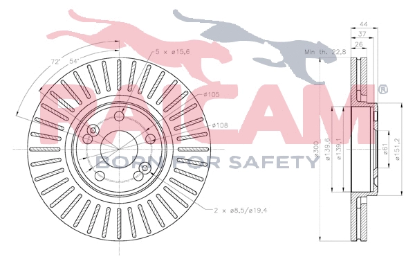 Brake Disc (RD01422)