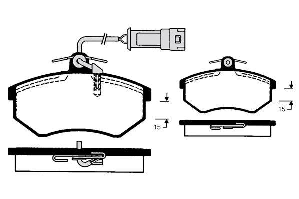 Brake Pad Set, disc brake (RA.0813.1)