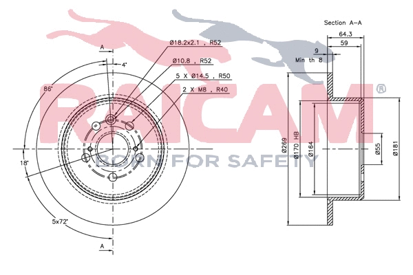 Brake Disc (RD00802)