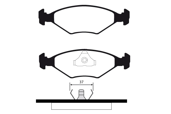 Brake Pad Set, disc brake (RA.0331.1)