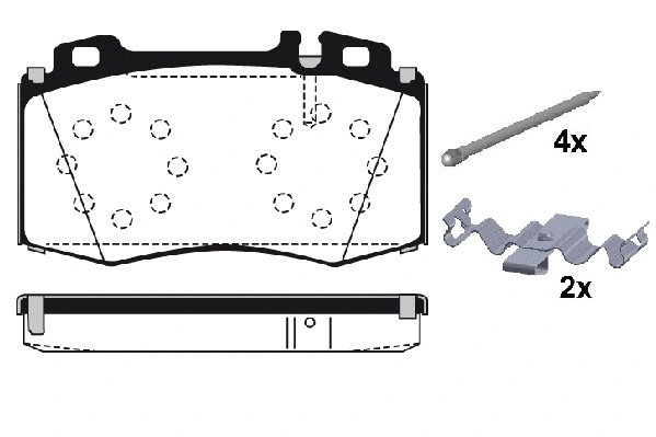 Brake Pad Set, disc brake (RA.0791.0K1)