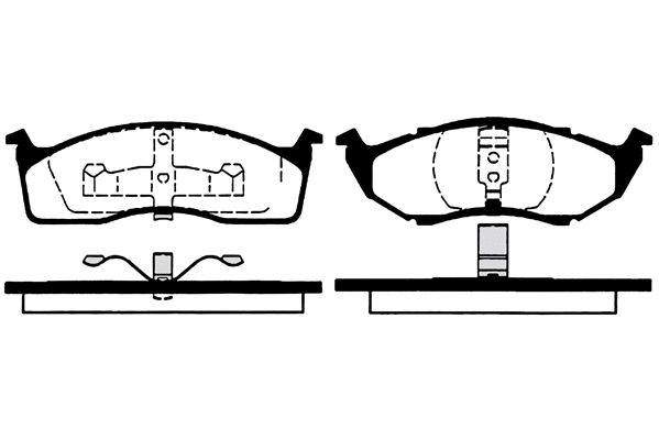 Brake Pad Set, disc brake (RA.0718.1)