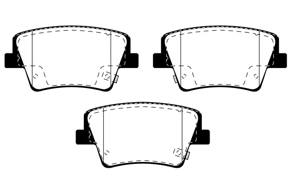Brake Pad Set, disc brake (RA.1266.0)