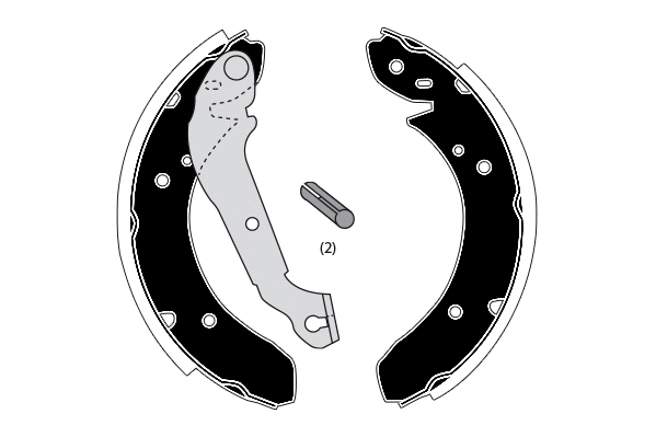Brake Shoe Set (RA21360)