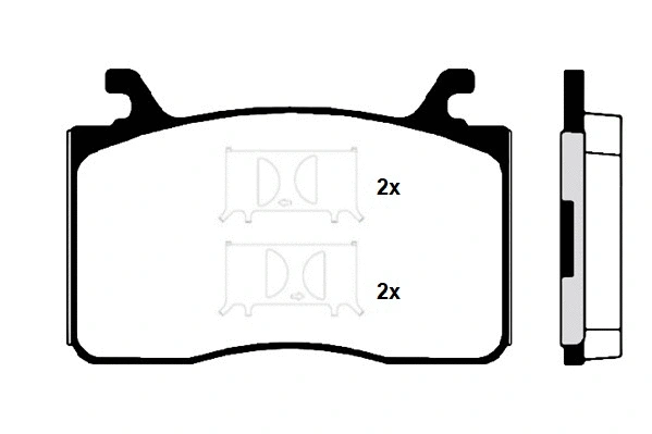 Brake Pad Set, disc brake (RA.1163.0)