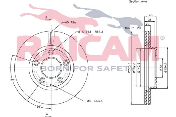 Brake Disc (RD00416)