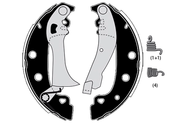 Brake Shoe Set (RA20720)