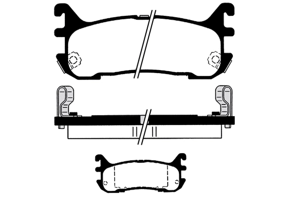 Brake Pad Set, disc brake (RA.0784.0)