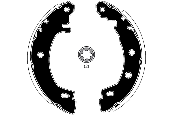 Brake Shoe Set (RA27120)
