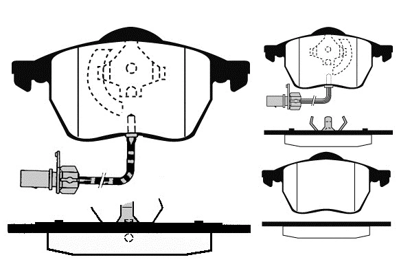 Brake Pad Set, disc brake (RA.0429.5)