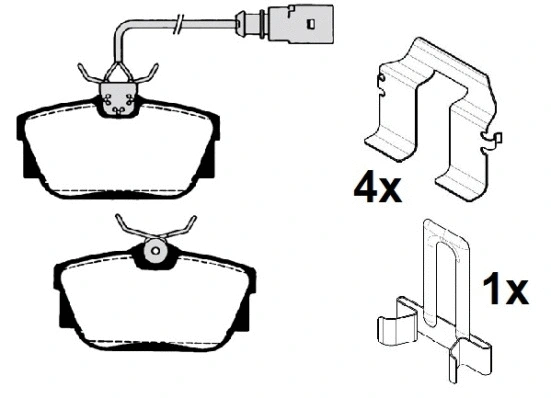 Brake Pad Set, disc brake (RA.0793.0K1)