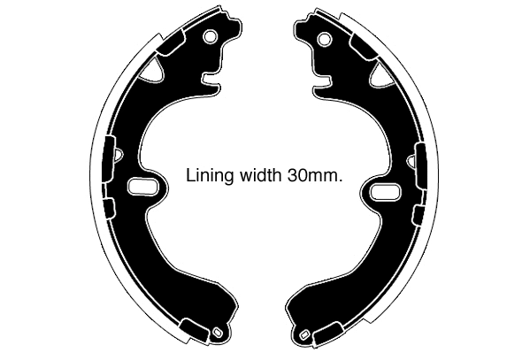 Brake Shoe Set (RA26720)