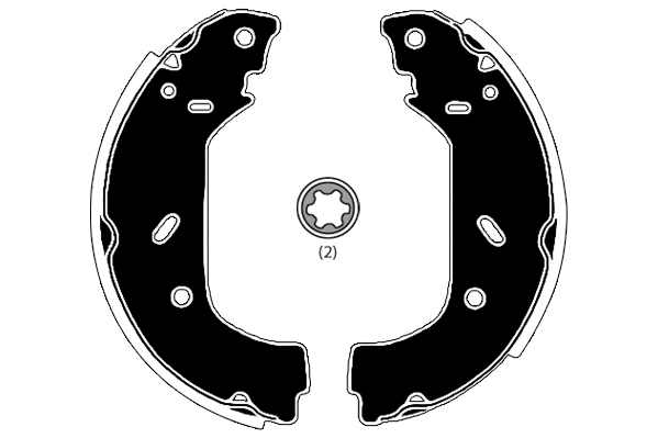 Brake Shoe Set (RA27130)