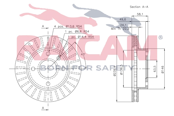 Brake Disc (RD00230)