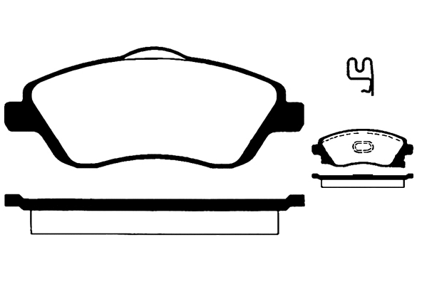 Brake Pad Set, disc brake (RA.0712.2)