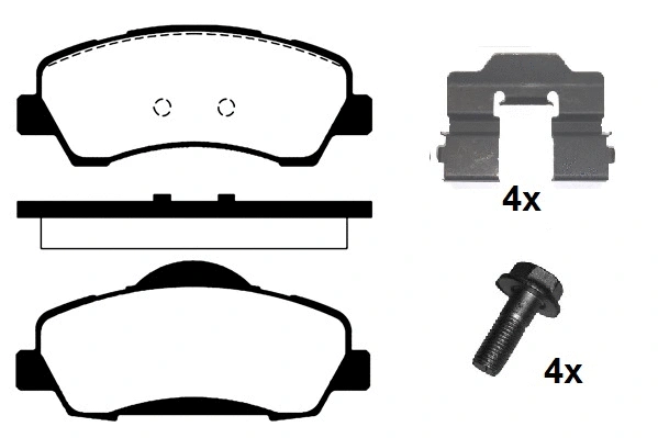 Brake Pad Set, disc brake (RA.1026.0K1)