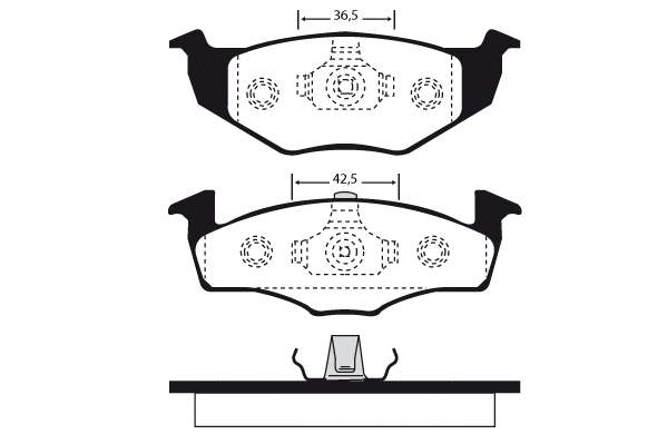 Brake Pad Set, disc brake (RA.0623.0)