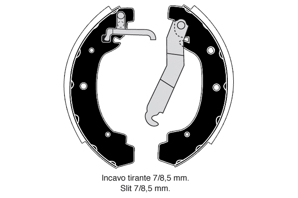 Brake Shoe Set (RA26740)