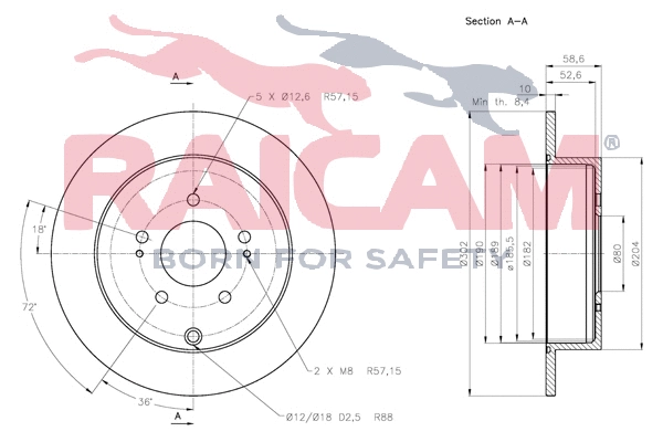Brake Disc (RD00368)