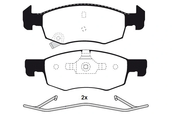 Brake Pad Set, disc brake (RA.0130.0K1)